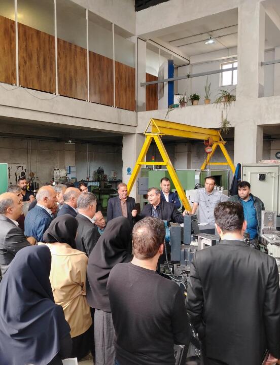 بازدید ریاست مرکزهای نوآور شمال غرب از شرکت